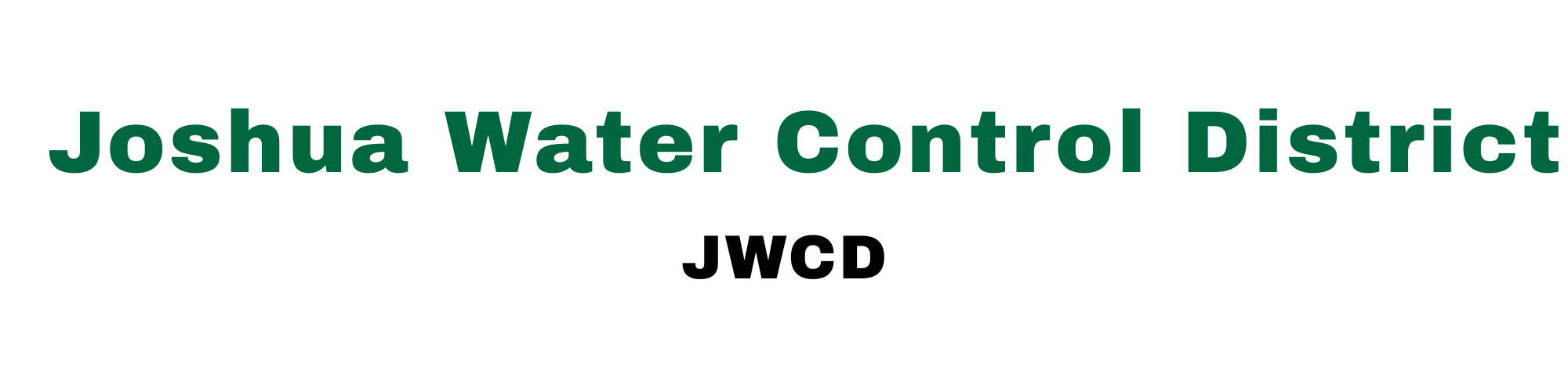 Joshua Water Control District
