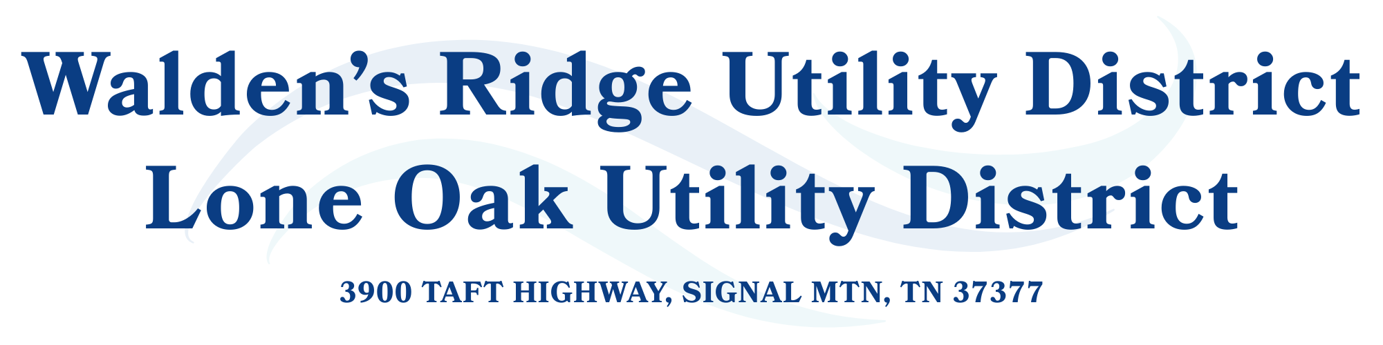 Walden's Ridge Utility District & Lone Oak Utility District