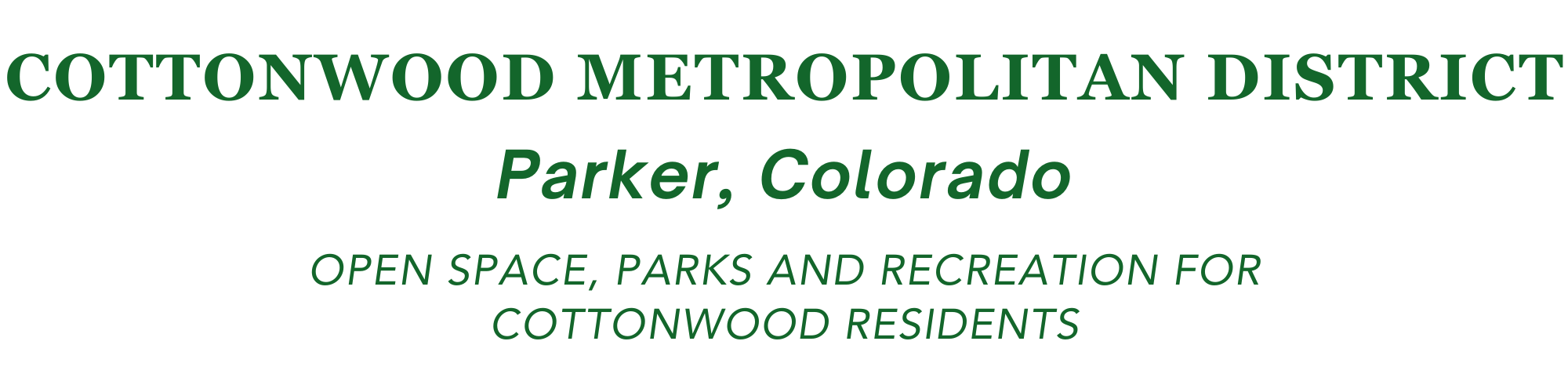 Cottonwood Metropolitan District