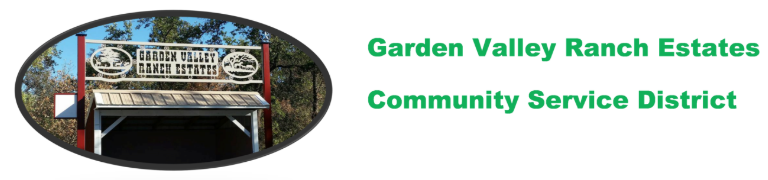 Garden Valley Ranch Estates Community Services District