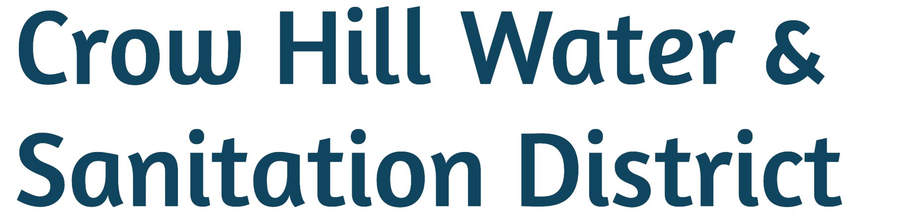 Crow Hill Water & Sanitation District