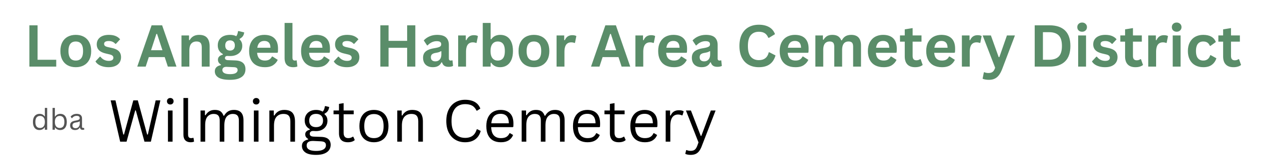Los Angeles Harbor Area Cemetery District